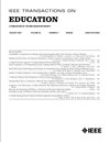 IEEE TRANSACTIONS ON EDUCATION雜志封面